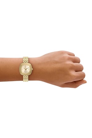 Fossil FES5506 Kadın Kol Saati Çelik Kordon Altın Renk