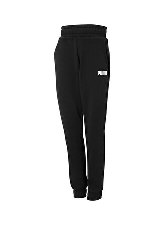 Puma Siyah Erkek Çocuk Lastikli Uzun Düz Eşofman Altı Boys ESS Sweat Pants Fl cl