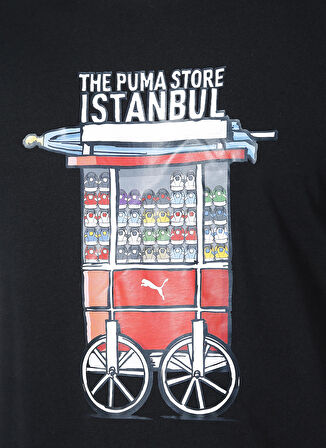 Puma O Yaka Baskılı Siyah Erkek T-Shirt 84898501 BPPO-002908 BlankBasePrime