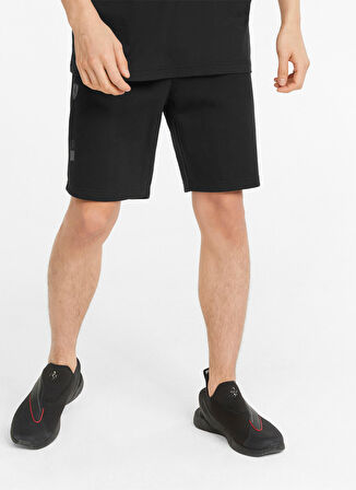 Puma Siyah Erkek Kısa Şort 53333901 Ferrari Style Sweat Sho