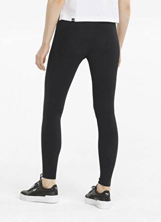 Puma 84819601 HER High-Waist Leggings PU Siyah Düz Kadın Tayt