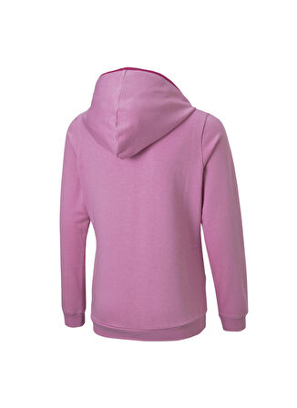 Puma Kız Çocuk Pembe Sweatshırt 84694215 Alpha Full-Zip Hoodie