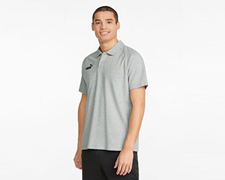 Puma Teamfinal Casuals Polo Erkek Futbol Polo Tişörtü 65738433 Gri