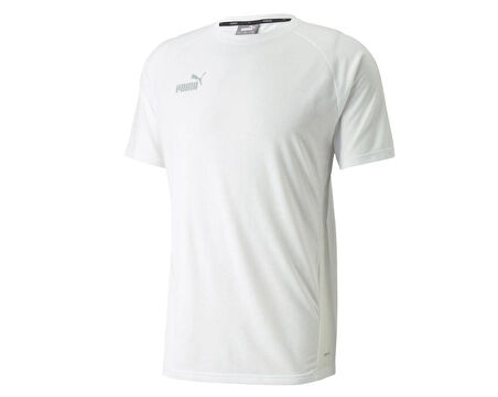 Puma Teamfinal Casuals Tee Erkek Futbol Tişörtü 65738504 Beyaz