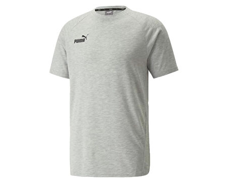 Puma Teamfinal Casuals Tee Erkek Futbol Tişörtü 65738533 Gri