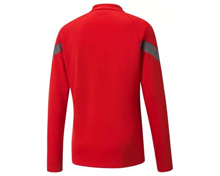 Puma Teamfinal Training 1/4 Zip Top Erkek Futbol Antrenman Ceketi 65737501 Kırmızı