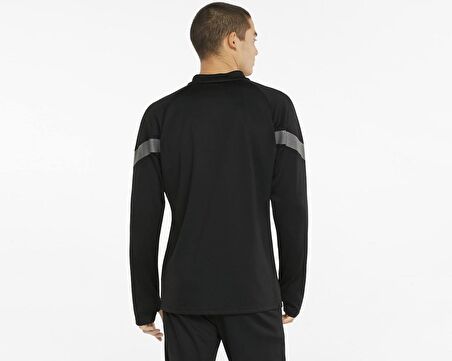 Puma Teamfinal Training 1/4 Zip Top Erkek Futbol Antrenman Ceketi 65737503 Siyah