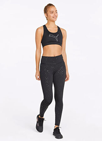 Puma Siyah Sporcu Sütyeni 52030606 Mid 4Keeps Graphic Bra PM