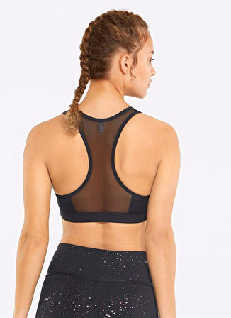 Puma Siyah Sporcu Sütyeni 52030606 Mid 4Keeps Graphic Bra PM