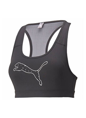 Puma Siyah Sporcu Sütyeni 52030606 Mid 4Keeps Graphic Bra PM