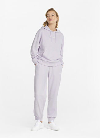 Puma Regular Fit Mor Kadın Eşofman Altı 84883073 Puma Power Colorblck Pants