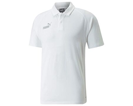 Puma Teamfinal Casuals Polo Erkek Futbol Polo Tişörtü 65738404 Beyaz