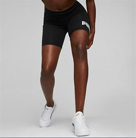 Puma ESS 7" Logo Short Leggings Siyah Kadın Kısa Tayt 848347 01