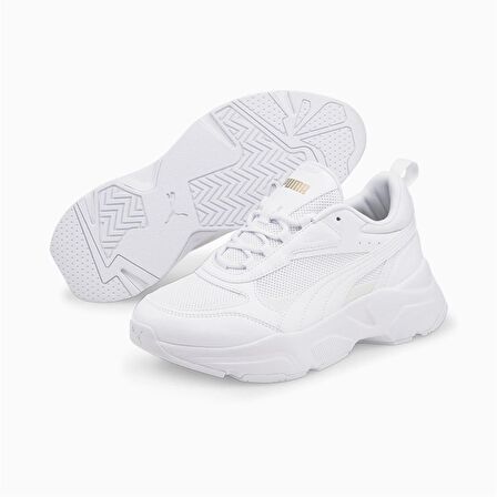 Puma Cassia Bayan Beyaz Spor Ayakkabı 384647 01