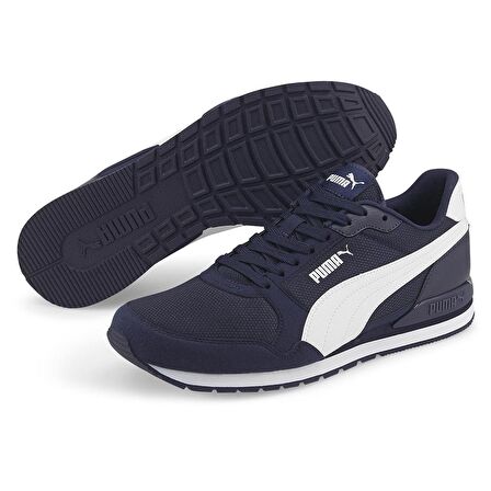 Puma St Runner V3 Mesh - Erkek Lacivert Spor Ayakkabı - 384640 02