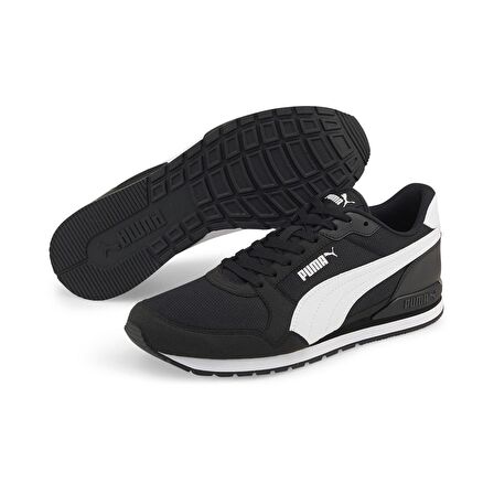 Puma St Runner V3 Mesh Erkek Siyah Günlük Spor Aya