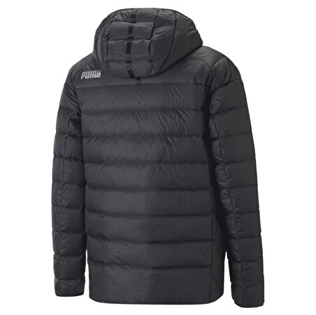 849355-01 Puma Packlıte Hooded Down Jacket Erkek Mont Siyah