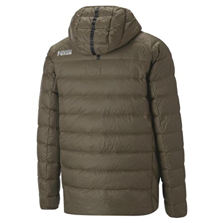 849355-62 Puma Packlıte Hooded Down Jacket Erkek Mont Kahve