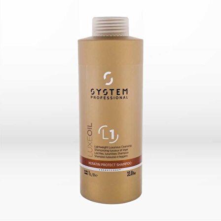 System Professional Luxeoıl Keratin Koruyucu Saç Şampuanı 1000 ML