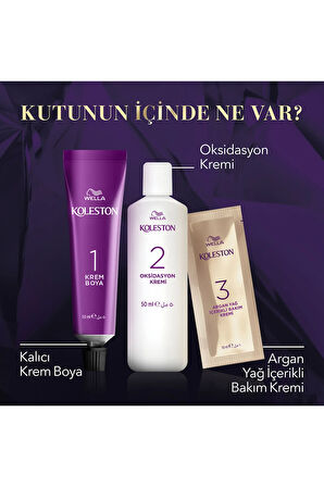 Koleston Intense Saç Boyası 7/3 Fındık Kabuğu X3'lü Set