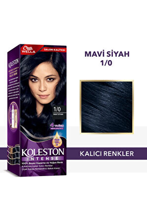 Koleston Intense Saç Boyası 1/0 Mavi Siyah 2x