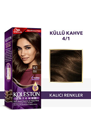 Koleston Intense Saç Boyası 4/1 Küllü Kahve 2x