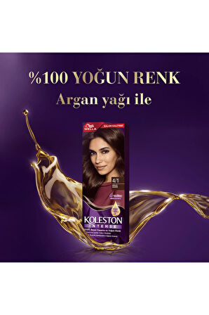 Koleston Intense Saç Boyası 4/1 Küllü Kahve 2x