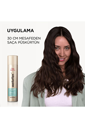 Wella Wellaflex Invisible Hold Görünmez Tutuş Sağlayan Saç Spreyi Extra Strong Hold  400 ml - 4/5 Ho