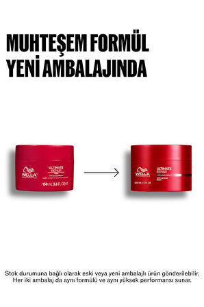 Wella Ultimate Repair Tüm Saç Tipleri İçin Yoğun Onarıcı Bakım Maskesi 150 ML