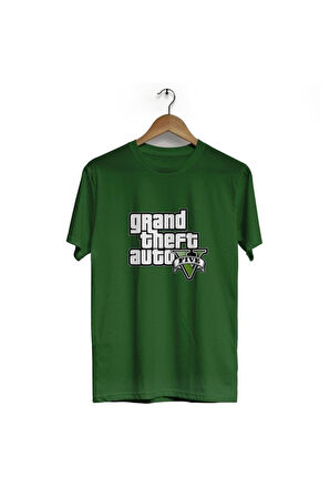 Gta 5 Bisiklet Yaka Kısa Kol Tişört