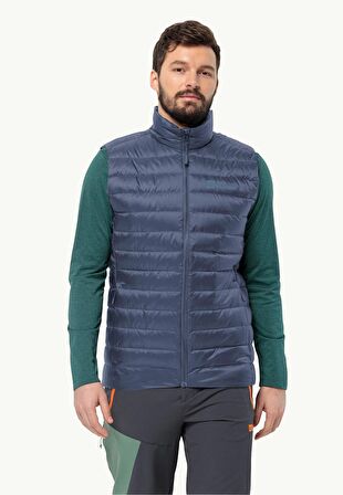 Jack Wolfskin Pilvi Down Vest Erkek Yelek 1207711-1292 Evening Sky