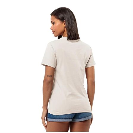 Jack Wolfskin Essential W Kadin Beyaz T-Shirt