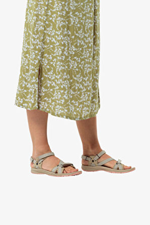 Jack Wolfskin Lakewood Rıde Kadın Sarı Outdoor Sandalet 4019041-5156