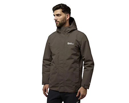Jack Wolfskin Altenberg 3In1 Jkt M Erkek Outdoor Montu A61864-5719 Kahverengi