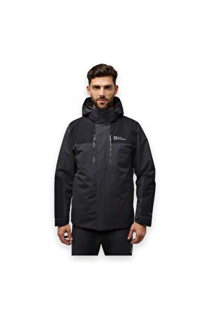 Jack Wolfskin A61858 Jasper 3In1 Jkt M Antrasit Erkek Mont