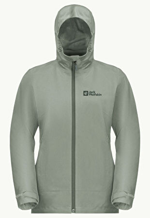 Jack Wolfskin Moonrise 3in1 Kadın Su Geçirmez Outdoor Mont 1115621