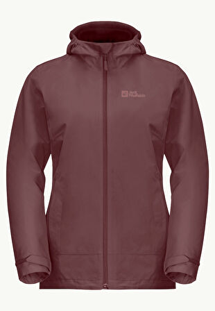 Jack Wolfskin Moonrise 3in1 Kadın Su Geçirmez Outdoor Mont 1115621