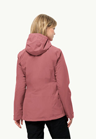 Jack Wolfskin Moonrise 3in1 Kadın Su Geçirmez Outdoor Mont 1115621