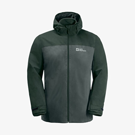 Jack Wolfskin Taubenberg 3in1 Erkek Yeşil Mont