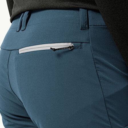 Jack Wolfskin Glastal Erkek Mavi Kayak Pantolonu