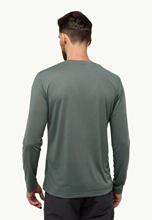 Jack Wolfskin Vonnan Ls T M Erkek Tişört A60291