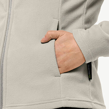 Jack Wolfskin Taunus Fz Kadın Gri Polar