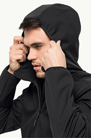 Jack Wolfskin Bornberg Hoody Erkek Softshel Mont 1307471-T0138