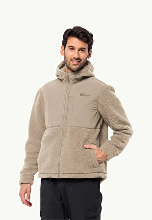 Jack Wolfskin FELSLICHT HOODED JKT M Erkek Polar
