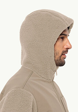 Jack Wolfskin FELSLICHT HOODED JKT M Erkek Polar