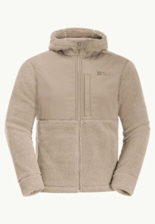 Jack Wolfskin FELSLICHT HOODED JKT M Erkek Polar
