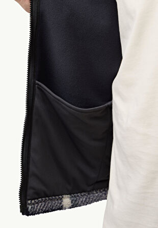 Jack Wolfskin Felslicht Check JKT M Erkek Outdoor Ceket A60058-C0413 Dark Navy