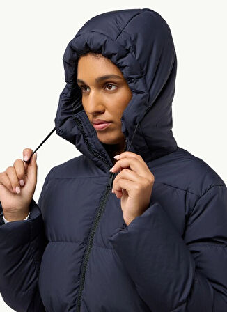 Lacivert Kadın Kapüşon Yaka Regular Fit Ceket A60213KIRSCHALLEE JKT W