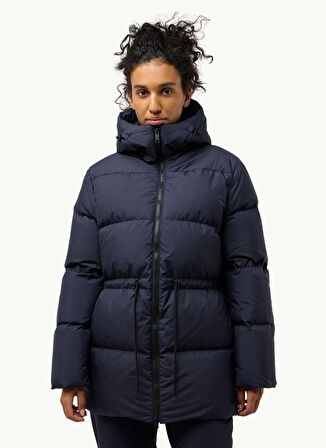 Lacivert Kadın Kapüşon Yaka Regular Fit Ceket A60213KIRSCHALLEE JKT W