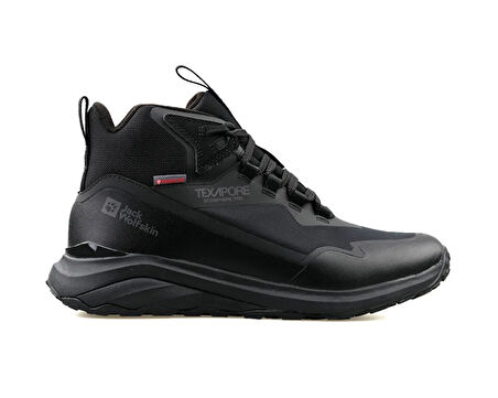 Jack Wolfskin Dromoventure Wt Texapore Mid M Erkek Outdoor Botu A62295-635 Siyah